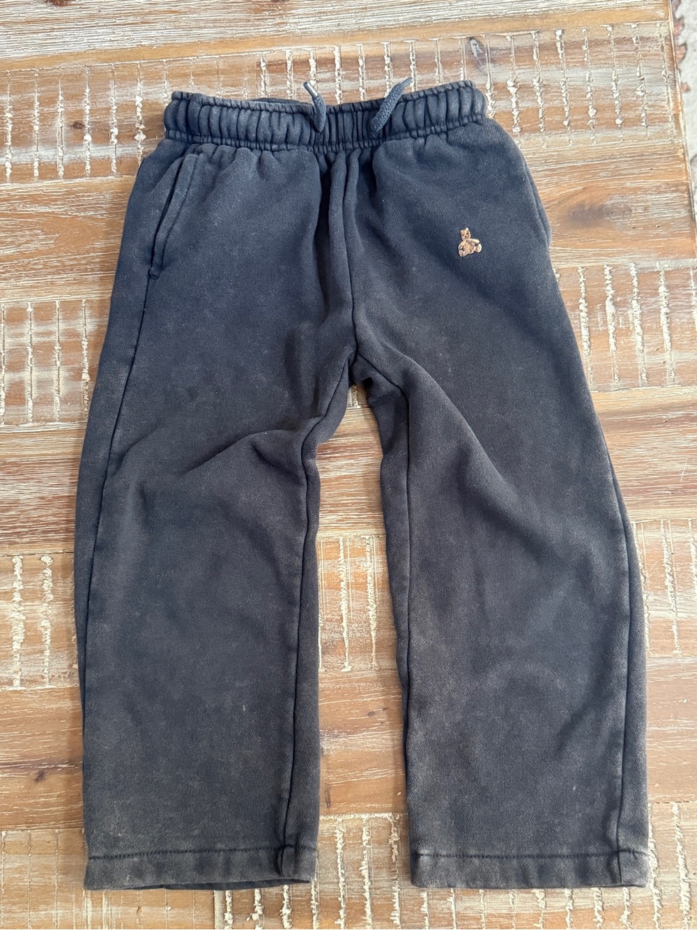 Baby Gap Acid Washed Vintage Soft Relaxed wide leg sweatpants jeans size 4 years